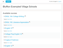 Tablet Screenshot of moodle.bluffton.noacsc.org